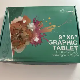 Rb3c Ugee Rainbow 9x6 Graphic Tablet For Professionals Drawing New
