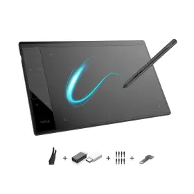 Veikk 601707036035 Graphics Drawing Tablet A30 4 Touch Keys 1 Panel Linux Support