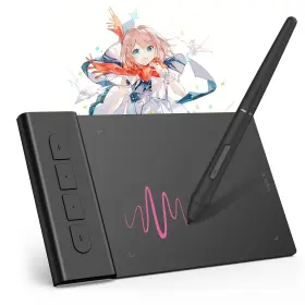 Veikkvk430 Veikk Vk430 Drawing Tablet 4x3 Inch Osu Battery-free Stylus Pen
