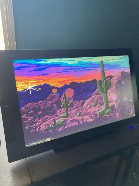 Vk2200pro Veikk Drawing Tablet With Screen Monitor 21.5 Inch Full-lam