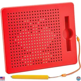 Mti-0471 Visit The Aynat Fun Store Magnetic Drawing Board For Kids - Beads And Stylus Pen Included Travel Toy