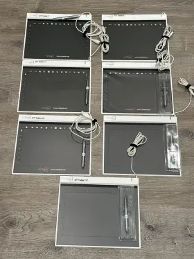 Vt12w Vistablet Lot Of 7 The Original Graphic Pen Drawing Writing Tablet 12 Inch