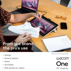Wacom 753218984234 One 12 Drawing Tablet With Screen Certified Refurbished #2
