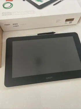 Wacom 753218984272 One Drawing Tablet With Screen 13.3 Inch Pen Display For Mac Pc Chromebook New #2