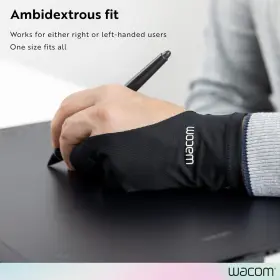Wacom 753218985378 Drawing Glove Black #3 Wacom 753218985378 Drawing Glove Black #3