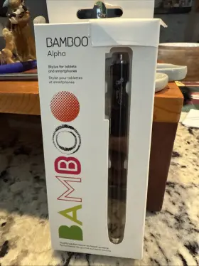 Cs180k Wacom 753218989109 Bamboo Alpha Stylus For Tablets And Smart Phones Black