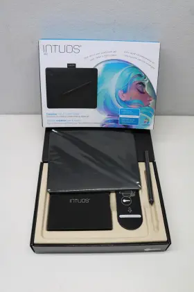 Cth490ak Wacom 753218989369 Intuos Art Touch Tablet And Creative Pen Sketching Drawing Cartoon Pad Small