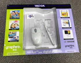 Cte-630 Wacom 753218995605 Graphire 3 Graphics Tablet New Sealed Box Rare White Version