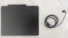 Cth-690k Wacom 949268305082 Intuos Drawing Tablet Medium Used Box Pen Cable Driver Cd