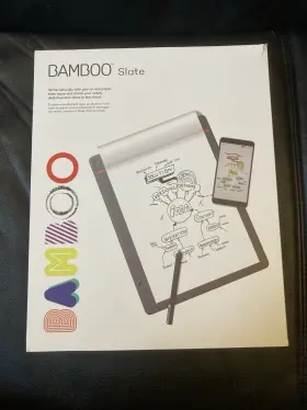 Wacom 949268620000 Bamboo Large Slate Tablet Complete In Box