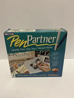Ct-0405-pc Wacom Vintage New Nos- Corel Pen Partner Windows 95 Pc Stylus Drawing Art