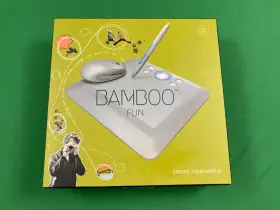 Cte-450s Wacom Bamboo Fun Drawing Tablet With Pen Mouse Software
