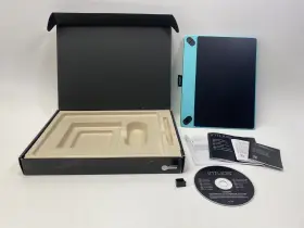 Wacom Cth-690/b1 Intuos Comic M Pen Tablet Blue With Box And Software Read