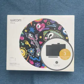 Ctl4100 Wacom Ctl4100/k0-ax Intuos Small Bluetooth Graphics Drawing Tablet Black Used Art