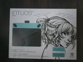 Ctl490db Wacom Intuos Draw Digital Pen Graphics Tablet Model Blue