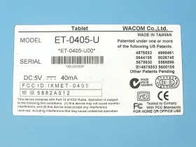 Et-0405-u Wacom Slate Blue Graphire Usb Tablet Pad - No Pen Or Mouse Included #3
