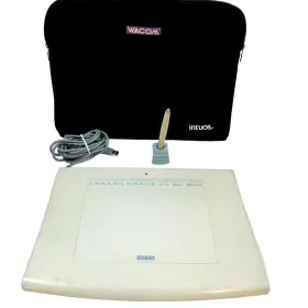 Gd-0608-r Wacom Gd-0608-u Intuos Wired Drawing Graphics Tablet With Cord Stand And Pen