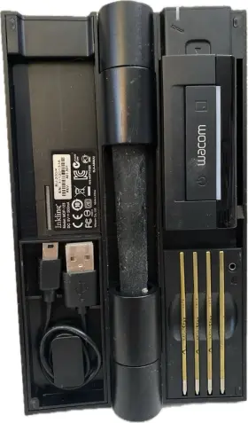 Mdp-123 Wacom Inkling Graphics Drawing Pen With Travel Dock And Extra Refills Works