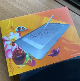 Olapoo2626 Wacom Bamboo Fun Craft Pen And Touch Tablet Pre-owned In Box - Tested- Works