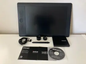 Pth-850 Wacom Pth850 Intous5 Touch Large Pen Tablet With Stylus - Gently Used Vg