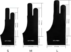 2-fingers Xp-pen 445011597546 Xppen Artist Drawing Glove Digital Art For Graphics #2