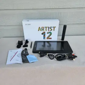 Xp-pen 761460826967 Artist 12 Digital Graphic Design Drawing Tablet Black Usb Windows Mac