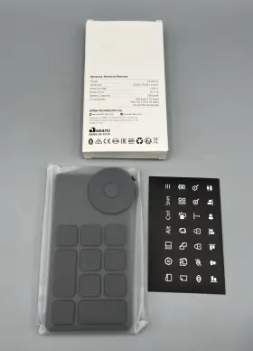 Ack05-b Xp-pen Bluetooth Shortcut Keyboard For Designers Programmable Number Pad