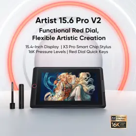 Md160fh Xp-pen Artist 15.6 Pro V2 Graphics Drawing Tablet 16384 Level X3 Stylus Tilt #2 Md160fh Xp-pen Artist 15.6 Pro V2 Graphics Drawing Tablet 16384 Level X3 Stylus Tilt #2