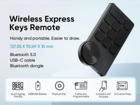 Mt1592b Xp-pen Deco Pro Xlw Gen2 Bluetooth Wireless Graphics Tablet 16384 Levels Used #3 Mt1592b Xp-pen Deco Pro Xlw Gen2 Bluetooth Wireless Graphics Tablet 16384 Levels Used #3