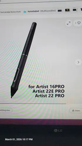 Po2s Xp-pen P02s Compatible With Artist 16 22 22e Pro