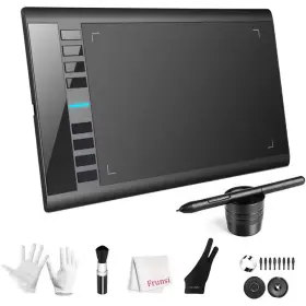 Yichuhaoxi 445034446449 10 X 6 Inch Graphics Drawing Tablet With 8 Hot Key Passive Stylus Of 8192 Levels