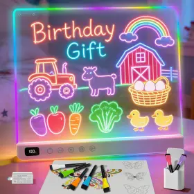 Youlisn Shenzhen Technology Co. Ltd Board-02 Rechargeable Led Drawing Board For Kids Large 16 Light Up Pad With 8 Rgb