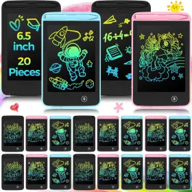Zhehao 744110838763 20 Pcs Lcd Writing Tablet For Kids 6.5 Inch Colorful Doodle Board Wri Zhehao 744110838763 20 Pcs Lcd Writing Tablet For Kids 6.5 Inch Colorful Doodle Board Wri