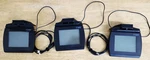 Lot Of 3 Topaz TM-LBK766SE-HSB-R Signaturegem 4X5 Pad & Pen W/ Card Swipe. Fixed Price $200.00.