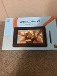 Xp-pen 13.3" Artist Pro V2 Graphics Drawing Tablet 16384 Pressure Levels. Fixed Price $120.00.