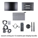 Wacom Cintiq Pro 13 Display Bundle W/ Pen, Expresskey Remote, Link Plus,case. Fixed Price $499.00.