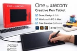 One By Wacom Drawing Tablet + Pen Digital Art, Design & Editing Plug Play. Fixed Price $54.95.
