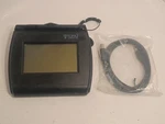 Topaz Backlit 4X3 Lcd Signature Capture Pad Serial Usb T-LBK750-BHSB-R. Fixed Price $42.00.