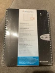 New Sealed Livescribe Dot Paper College Ruled A5 Notebook 1-4, 4-PACK Black. Fixed Price $37.00.