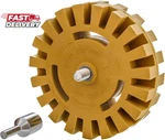 Tcp Global Rubber Eraser Wheel With Drill Adapter - 4 Knobby Slotted Edge Pad. Fixed Price $14.47.