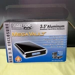 New Open Box 3.5 Aluminum Mad Dog Mega Vault Hard Drive. Fixed Price $29.00.