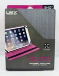 Lwx Technology Slate Universal Folio Case For 9-10 Inch Tablets Gray And Pink. Fixed Price $13.64.