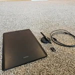 Wacom Graphics Tablet With Pen, Stand & Usb Cable. Fixed Price $140.00.