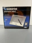 Manhattan Digital Graphics Tablet With Wireless Pen & 2-BUTTON Scroll Mouse New. Fixed Price $30.00.