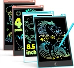 Tecjoe 4 Pack Lcd Writing Tablet, 8.5 Inch Colorful Drawing Board, Kids Travel. Fixed Price $13.32.