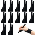 12 Pcs Drawing Glove Artist For Tablet Two Fingers Left Rig.... Fixed Price $21.47.