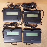 Lot Of 4- Wacom STU-300/K (3) (1) STU-300B W/usb Cables & Stylus Used. Fixed Price $102.00.