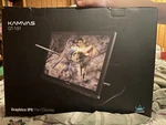 Huion Kamvas 20 GT-191 V2 19.5 Inch Drawing Tablet Screen 8192 Battery Pen. Fixed Price $250.00.