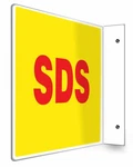 Accuform Signs PSP452 Projection 90D, "sds", 8" X 12". Fixed Price $15.99.