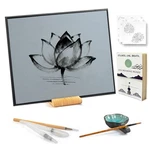 Aovoa Zen Buddha Water Painting Board With Drawing Breathing Guide - Relaxin.... Fixed Price $60.08.